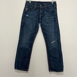 Ariat Denim Boyfriend Women's Jeans Stretch Blue 29R Western Casual 100% Cotton